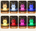 Cute Silicone Bunny Night Light