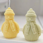pack of 3 Snowman candle for christmas gifts
