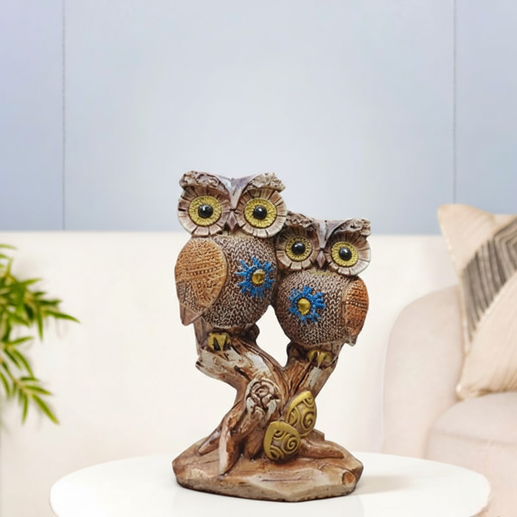 Couple Owl Showpiece for Home Décor