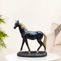 Black Horse Showpiece for Home Décor – Elegant Horse Figurine Statue