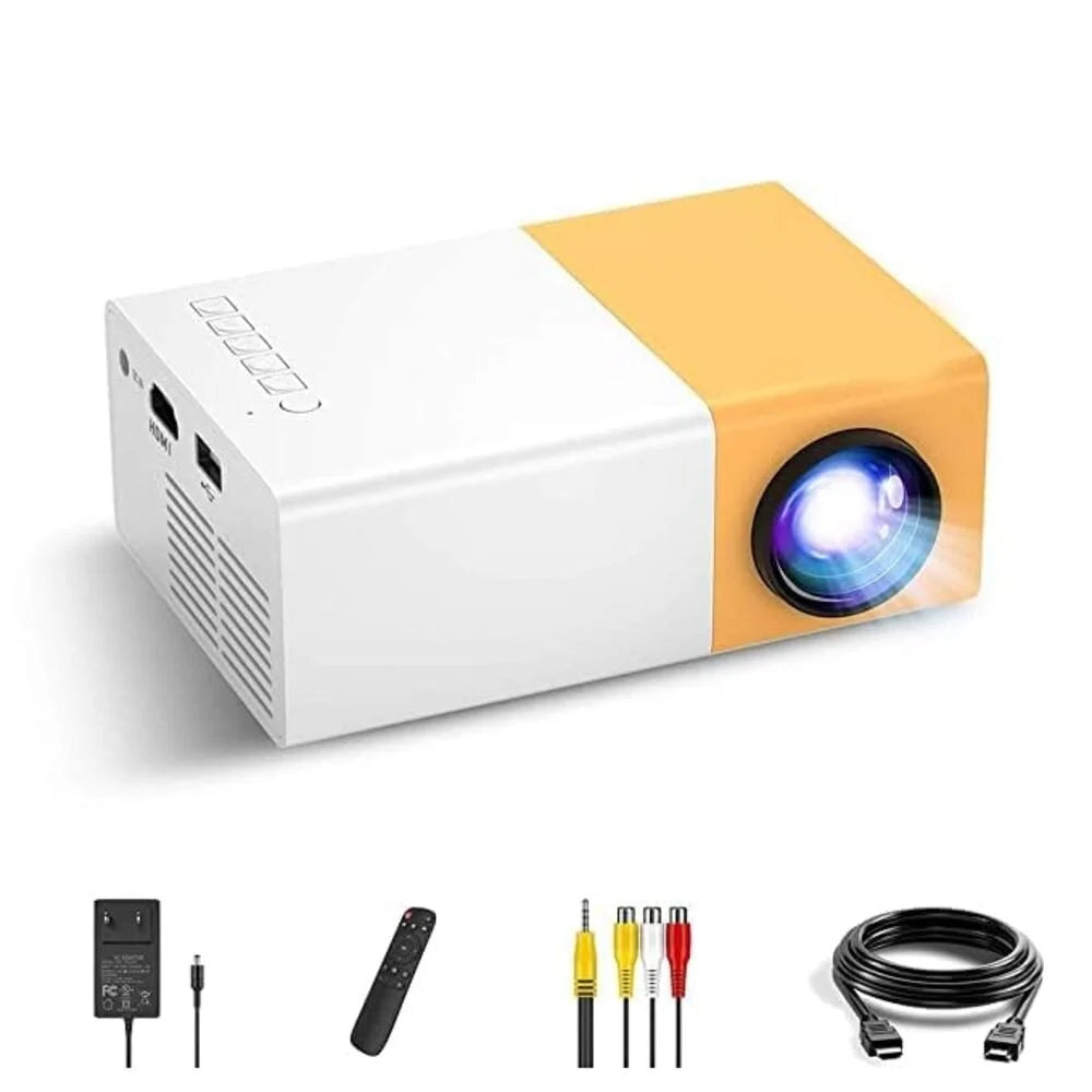 LED Mini Projector with Remote Control, Portable Home Theater Movie Projector